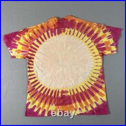 VTG 1994 Grateful Dead Bertha Bear Tie-Dyed T-Shirt XL Pink Orange Yellow