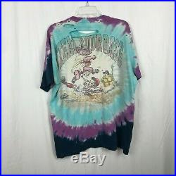 VTG 1994 Grateful Dead Steal Your Base Men's Liquid Blue T Shirt Size XL