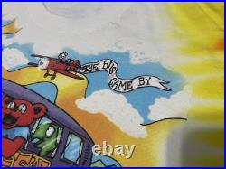 VTG 1994 Grateful Dead Summer Tour T-Shirt Liquid Blue USA Made Tie Dye XL