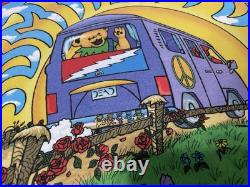 VTG 1994 Grateful Dead Summer Tour T-Shirt Liquid Blue USA Made Tie Dye XL