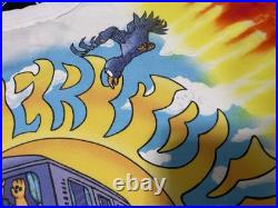 VTG 1994 Grateful Dead Summer Tour T-Shirt Liquid Blue USA Made Tie Dye XL