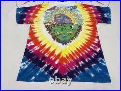 VTG 1994 Grateful Dead Summer Tour T-Shirt Liquid Blue USA Made Tie Dye XL