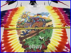 VTG 1994 Grateful Dead Summer Tour T-Shirt Liquid Blue USA Made Tie Dye XL