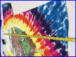 VTG 1994 Grateful Dead Summer Tour T-Shirt Liquid Blue USA Made Tie Dye XL