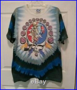 VTG 1994 Liquid Blue Grateful Dead Hockey Skeleton Shirt Men's XL Single Stitch