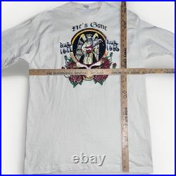 VTG 1995 GRATEFUL DEAD LS Jerry Garcia Skull Roses Shirt Fruit Of Loom Sz XL