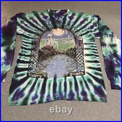 VTG 1995 Grateful Dead 30 Years Tie Dye Shirt Long Sleeve Richard Biffle NFA L