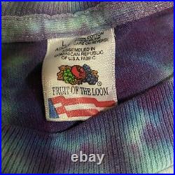 VTG 1995 Grateful Dead 30 Years Tie Dye Shirt Long Sleeve Richard Biffle NFA L