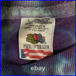VTG 1995 Grateful Dead 30 Years Tie Dye Shirt Long Sleeve Richard Biffle NFA L