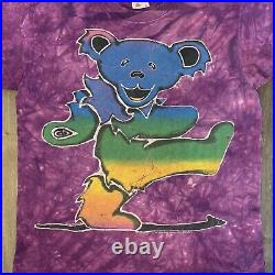 VTG 1995 Grateful Dead Shirt The Mountain Tennessee River TieDye Dancing Bear XL