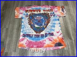 VTG 1995 Grateful Dead Summer Tour Shirt 90's Tie Dye Concert 30 Years