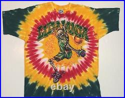 VTG 1996 Grateful Dead Team Lithuania Basketball Tie Dye Shirt Mens Size XL EUC