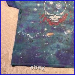 VTG 1997 Grateful Dead Space Your Face Shirt Sz XL Delta Tag PAINTED WORN Look
