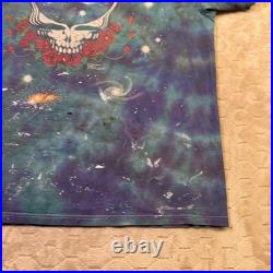 VTG 1997 Grateful Dead Space Your Face Shirt Sz XL Delta Tag PAINTED WORN Look