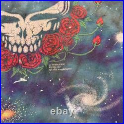 VTG 1997 Grateful Dead Space Your Face Shirt Sz XL Delta Tag PAINTED WORN Look