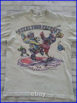 VTG 1999 Grateful Dead Steal Your Faceoff Single Stich Double Sided Band Tee L