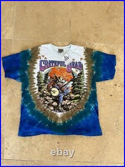 VTG 2000 Grateful Dead Banjo 1994 Fall Tour Tie Dye T-Shirt Mens XL NEW WITH TAG