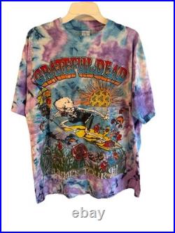VTG 90s Grateful Dead 1994 Summer Tour Surf Ex Mint Tie Dye T-Shirt XL
