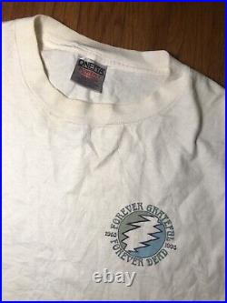 VTG 90s Grateful Dead Forever Jerry Garcia Long Sleeve 1997 T Shirt USA XL