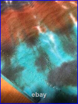 VTG 90s Psychedelia T-Shirt L Liquid Blue Tie-Dye Grateful Dead Single Stitch