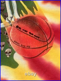 VTG 92 Grateful Dead Lithuania Olympics Single Stitch Tie Dye Shirt XL Made USA