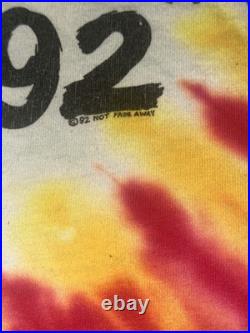 VTG 92 Grateful Dead Lithuania Olympics Single Stitch Tie Dye Shirt XL Made USA