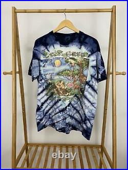 VTG Chapman Graphic Safari Africa Tie Dye Grateful Dead Single Stitch T-Shirt XL
