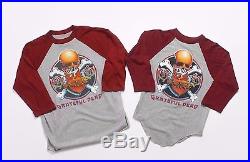 VTG Early 80s His & Hers GRATEFUL DEAD Tour Raglan Jersey Doublesided T-shirts