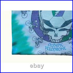 VTG GRATEFUL DEAD PLAYIN IN THE FIELD 90s LIQUID BLUE TIE DYE MENs T SHIRT SZ XL