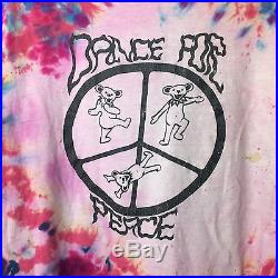 VTG GRATEFUL DEAD XL TIE DYE T-SHIRT DAVE WEBSTER'82 Dance For Peace Greatful