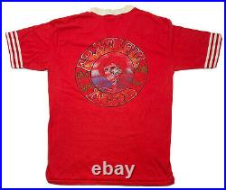 VTG Grateful Dead 70s 80s Bertha Skeleton & Roses Tour Concert USA T Shirt Sz L
