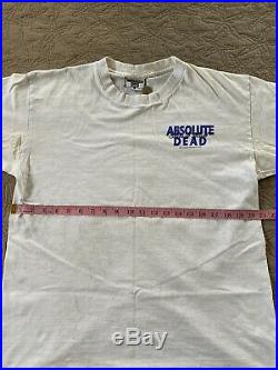 VTG Grateful Dead Bear Absolute Vodka State Of Mind 1993 T-Shirt 90s Underwraps