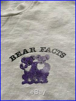 VTG Grateful Dead Bear Facts Sex Positions Orgy T-Shirt Fashion Victim 90s 1990s