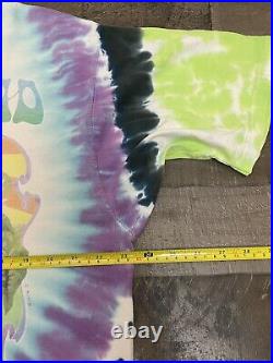 VTG Grateful Dead Day and Night Turtles Terrapin Tie Dye Tee Shirt 1995 Size XL