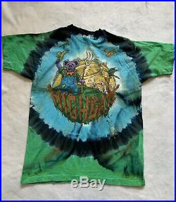 VTG Grateful Dead HighGate T-Shirt Size XL Chris Pinkerton Liquid Blue 1995
