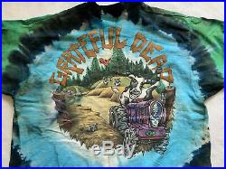 VTG Grateful Dead HighGate T-Shirt Size XL Chris Pinkerton Liquid Blue 1995