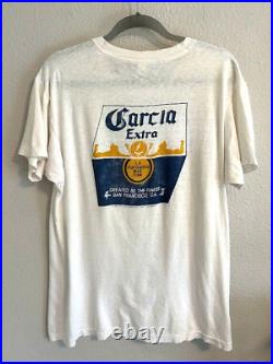 VTG Grateful Dead Jerry Garcia T Shirt XL Single Stitch Fruit Of The Loom Rare