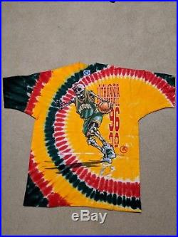 VTG Grateful Dead Lithuania Basketball 1996 Olympics Shirt Large Tie Dye Shirt