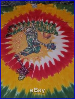 VTG Grateful Dead Lithuania Basketball 1996 Olympics Shirt XL Tie Dye Shirt 2XL