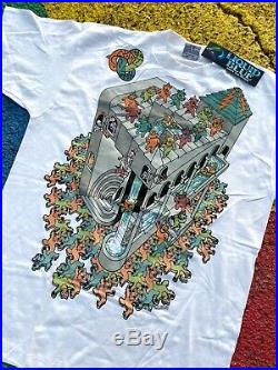 VTG Grateful Dead MC Escher Dancing Bears NWT 1993 shirt liquid blue USA XL
