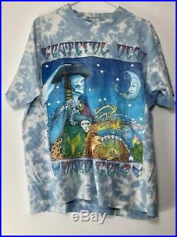 VTG Grateful Dead Mardi Gras Oakland Shirt Size XL Measures L 1994 Concert Tour
