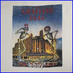 VTG Grateful Dead Radio City Music Hall New York NYC Concert T-Shirt Mens 2XL