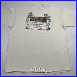 VTG Grateful Dead Radio City Music Hall New York NYC Concert T-Shirt Mens 2XL