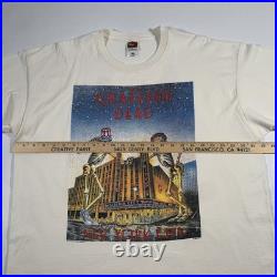 VTG Grateful Dead Radio City Music Hall New York NYC Concert T-Shirt Mens 2XL