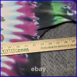 VTG Grateful Dead Seasons of the Dead Tie-Dye T-Shirt Men's XL Liquid Blue 1993