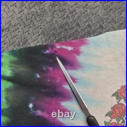 VTG Grateful Dead Seasons of the Dead Tie-Dye T-Shirt Men's XL Liquid Blue 1993