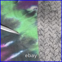 VTG Grateful Dead Seasons of the Dead Tie-Dye T-Shirt Men's XL Liquid Blue 1993