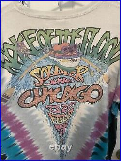 VTG Grateful Dead Shirt Chicago 1990s Single Stitch Size L RARE
