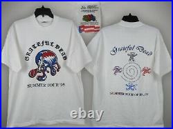 VTG Grateful Dead Shirt Mens Extra Large White Summer Tour 1995 Single Stitch