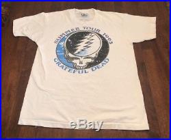 VTG Grateful Dead Summer 1993 Tour T Shirt Original Rock Steal Your Face Rare L